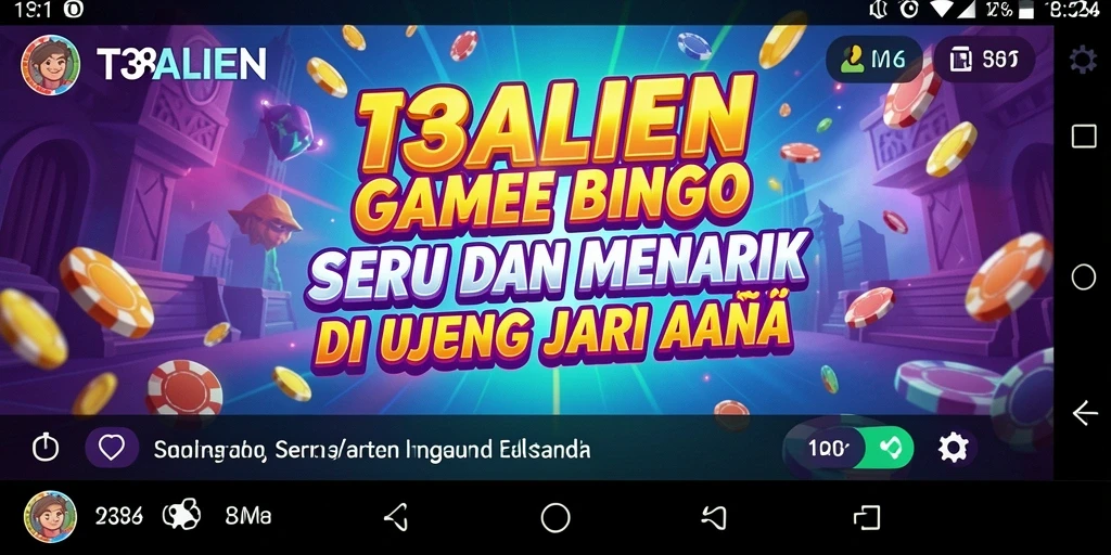 Tampilan gameplay Bingo di 138ALIEN yang penuh warna.
