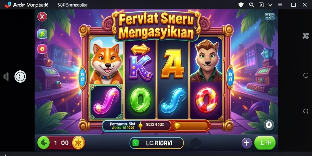 Menampilkan gameplay menarik dari permainan Slot 55RP.