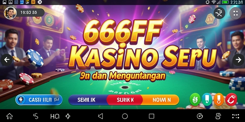 Tampilan gameplay Kasino yang menarik dan mendebarkan.