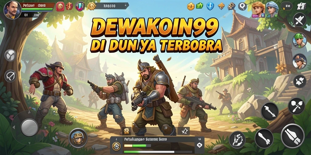 Tampilan gameplay DEWAKOIN99 yang menarik dalam dunia terbuka.