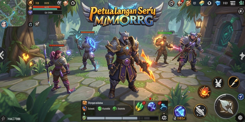Gameplay seru di dunia fantasi HAO788.