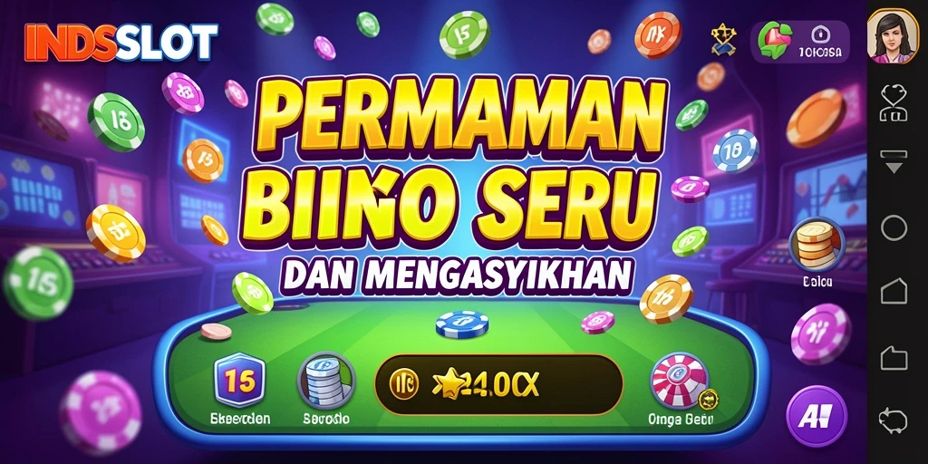 Tampilan gameplay seru dan interaktif dari INDSLOT.