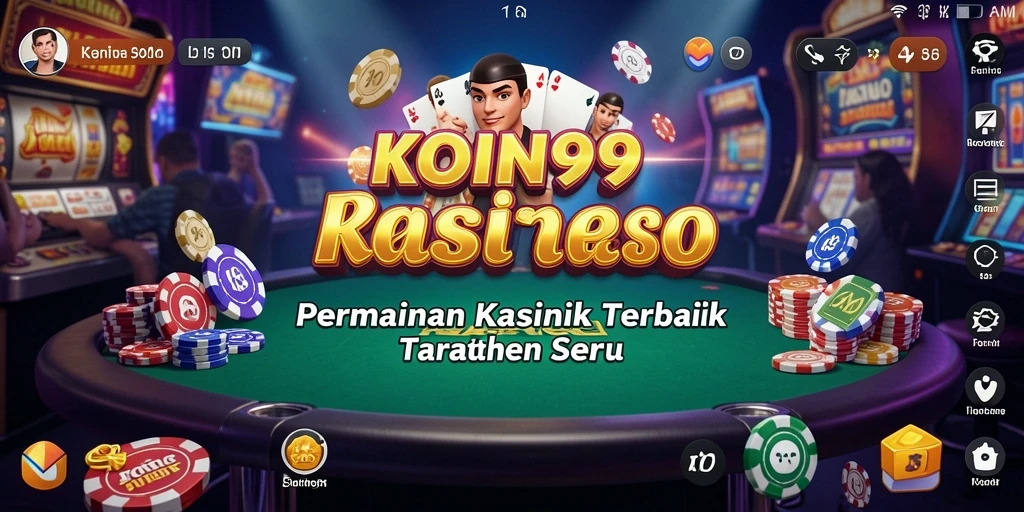 Tampilan utama KOIN99 dengan gameplay Kasino yang mengasyikkan.