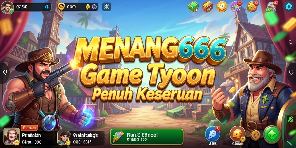 Tampilan gameplay seru dalam MENANG666 yang menunjukkan pengelolaan bisnis.
