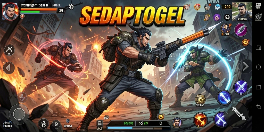 Tangkapan layar menampilkan momen epic dalam gameplay SEDAPTOGEL.