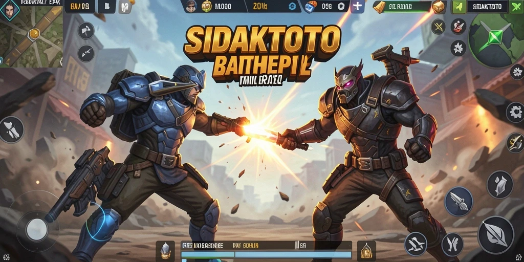 Tangkapan layar dari gameplay <strong>SIDAKTOTO</strong> yang mendebarkan dalam pertarungan Battle Royale.