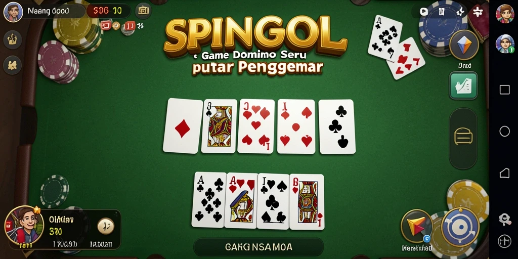 Tampilan gameplay SPINGOLD yang seru dan menghibur.