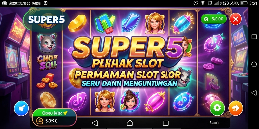 Tampilan menarik dari gameplay Slot dalam SUPER5 yang memikat.