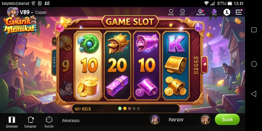 Tampilan gameplay Slot yang memukau dan penuh warna.