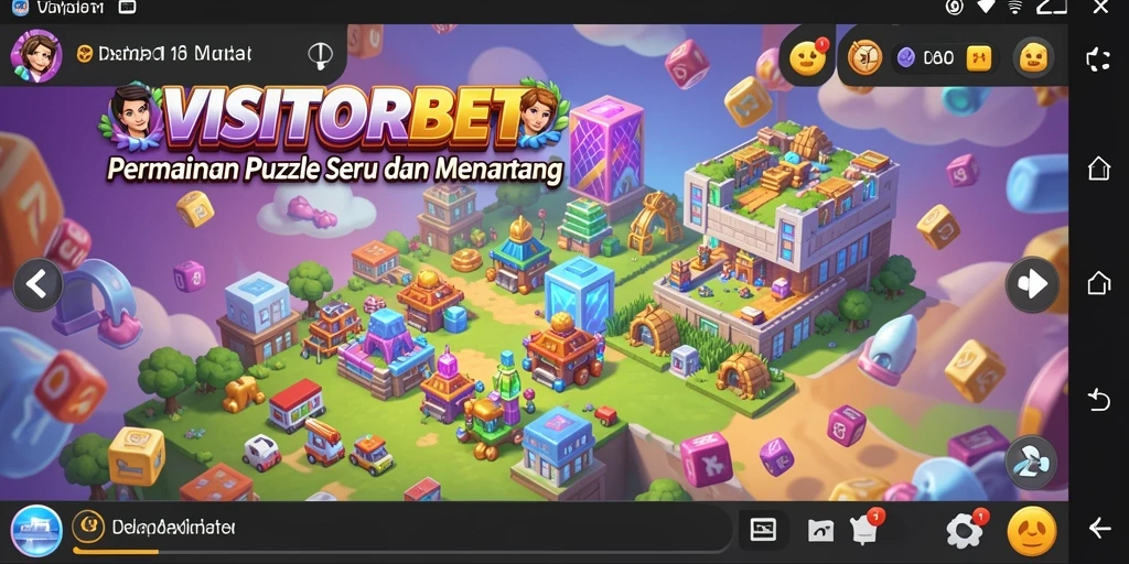 Tangkapan layar utama dari gameplay VISITORBET yang menantang.